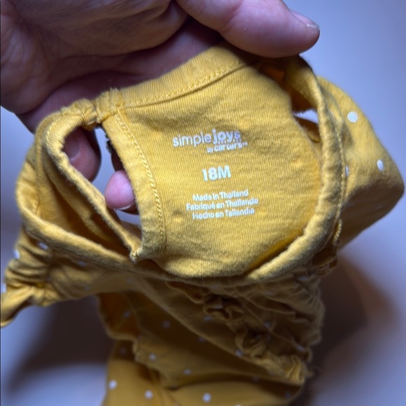 Carter’s Simple Joys 2 Piece Bundle Toddler Girl 2 Tops Size 18 Months - Picture 5 of 9